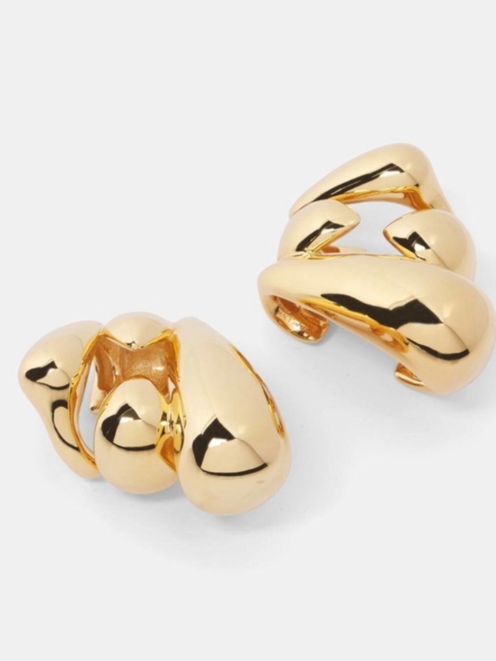 Givenchy Feline Golden Ear Cuff Earrings - Picture 2 of 9